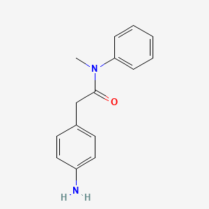 2-(4-aminophenyl)-N-methyl-N-phenylacetamide