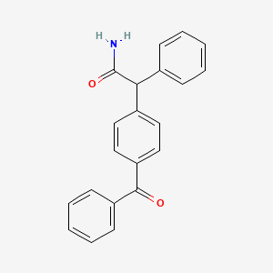 2-(4-benzoylphenyl)-2-phenylacetamide