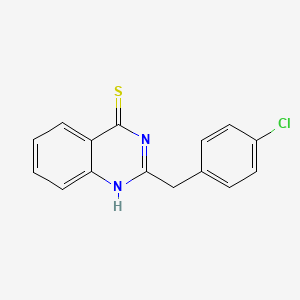 2-(4-chlorobenzyl)-4-quinazolinethiol