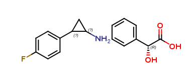2-(4-fluorophenyl)cyclopropanamine(R)-2-hydroxy-2-phenylacetate