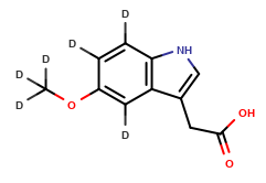 2-(5-(methoxy-d3)-1H-indol-3-yl-4,6,7-d3)acetic acid
