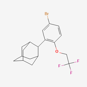 2-(5-Bromo-2-(2,2,2-trifluoroethoxy)phenyl)adamantane