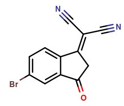 2-(5-Bromo-3-oxo-2,3-dihydro-1H-inden-1-ylidene)malononitrile