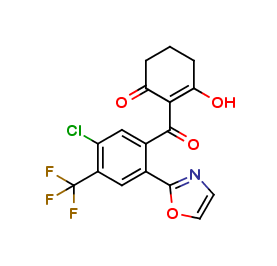 2-(5-Chloro-2-oxazol-2-yl-4-trifluoromethyl-benzoyl)-3-hydroxy-cyclohex-2-enone