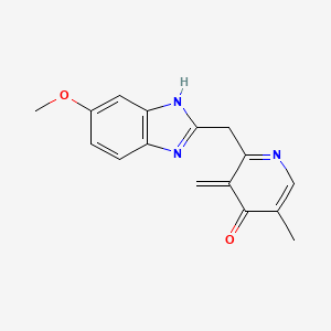 2-(5-Methoxy-1H-benzimidazole-2-ylmethyl)-3,5 dimethyl-1H-pyridine-4-one
