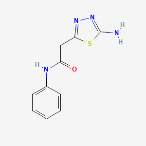 2-(5-amino-1,3,4-thiadiazol-2-yl)-N-phenylacetamide