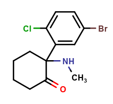 2-(5-bromo-2-chlorophenyl)-2-(methylamino)cyclohexane-1-one