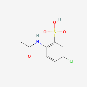 2-(Acetylamino)-5-chlorobenzenesulfonic acid