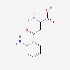 2-​Amino-​4-​(2-​aminophenyl)​-​4-​oxobutanoic acid