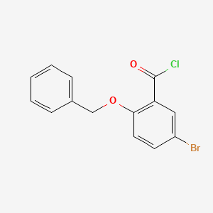 2-(Benzyloxy)-5-bromobenzoyl chloride