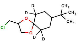 2-(Chloromethyl)-8-(1,1-dimethylethyl)-1,4-dioxaspiro[4.5]decane-d4