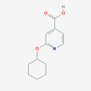 2-(Cyclohexyloxy)isonicotinic acid
