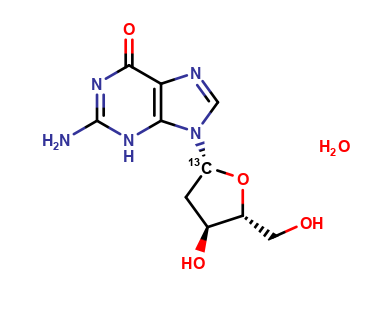 2'-Deoxyguanosine-1 13C Monohydrate