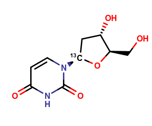 2’-Deoxyuridine-1’-13C