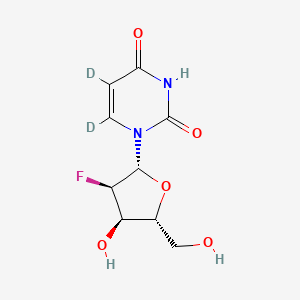 2'-Fluoro-2'-deoxyuridine-5,6-d2