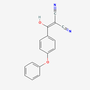 2-(HYDROXY(4-PHENOXYPHENYL)METHYLENE)MALONONITRILE