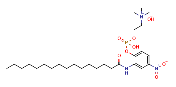 2-(N-Hexadecanoylamino)-4-nitrophenylphosphocholine Hydroxide