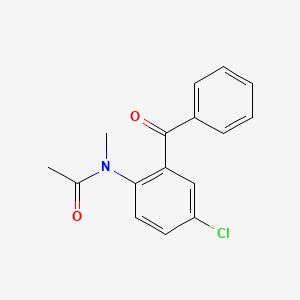 2-(N-acethyl-N-methylamino)-5-chlorobenzophenone