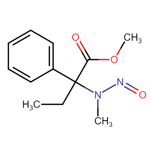 2-(N-nitroso,N-methylamino)-2-phenyl-n-butanoic acid methyl ester