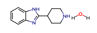 2-(Piperidin-4-yl)-1H-benzo[d] imidazole hydrate