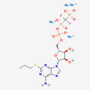 2-(Propylthio)adenosine-5-O-(Î²,Î³-difluoromethylene)triphosphatetetrasodiumsalt