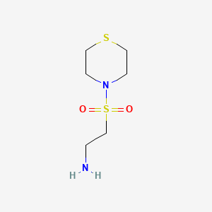2-(Thiomorpholine-4-sulfonyl)ethan-1-amine