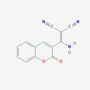 2-[amino(2-oxo-2H-chromen-3-yl)methylene]malononitrile