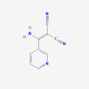 2-[amino(3-pyridinyl)methylene]malononitrile