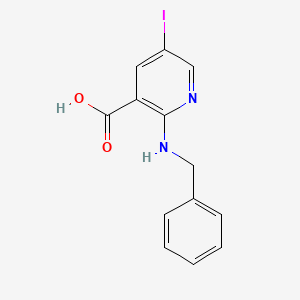 2-(benzylamino)-5-iodonicotinic acid
