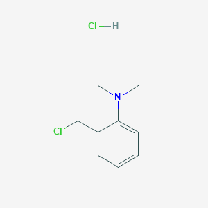 2-(chloromethyl)-N,N-dimethylaniline hydrochloride