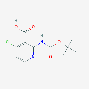 2-(tert-Butoxycarbonylamino)-4-chloronicotinic acid