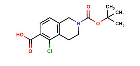 2-(tert-butoxycarbonyl)-5-chloro-1,2,3,4-tetrahydroisoquinoline-6-carboxylic acid