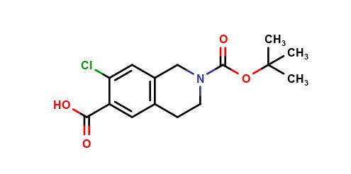 2-(tert-butoxycarbonyl)-7-chloro-1,2,3,4-tetrahydroisoquinoline-6-carboxylic acid