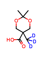 2,2,5-Trimethyl-1,3-dioxane-5-carboxylic Acid-d3