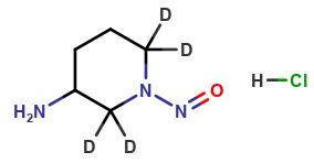 2,2,6,6-Tetradeuterio-1-nitrosopiperidin-3-amine Hydrochloride