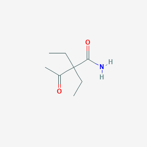 2,2-Diethyl-3-oxobutanamide
