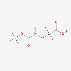 2,2-Dimethyl-β-alanine-N-(tert-butoxycarbonyl)