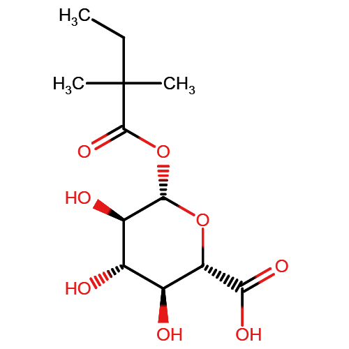 2,2-Dimethylbutyric acid glucuronide