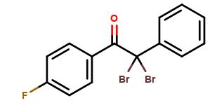 2,2-dibromo-1-(4-fluorophenyl)-2-phenylethanone