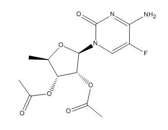 2,3-Di-O-acetyl-5-deoxy-5-fluorocytidine