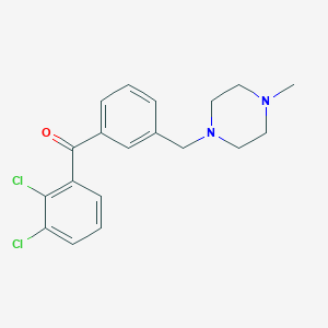 2,3-Dichloro-3'-(4-methylpiperazinomethyl) benzophenone