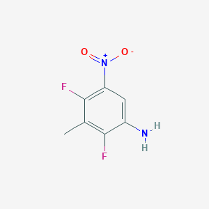 2,4-Difluoro-3-methyl-5-nitrobenzenamine
