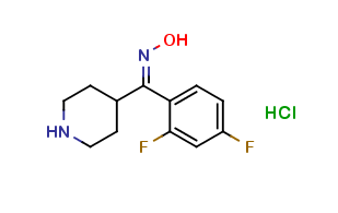 2,4-Difluoro phenyl (4-Piperidinyl)Methanone Oxime Hydrochloride