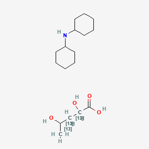 2,4-Dihydroxypentanoic Acid-13C3 Dicyclohexylamine
