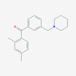 2,4-Dimethyl-3'-piperidinomethyl benzophenone