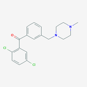 2,5-Dichloro-3'-(4-methylpiperazinomethyl) benzophenone