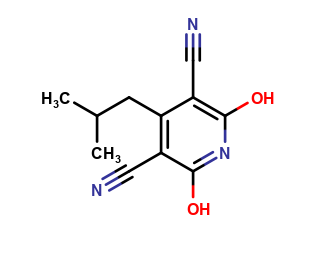 2,6-dihydroxy-4-isobutylpyridine-3,5-dicarbonitrile