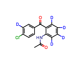 2-Acetamido-5-chlorobenzophenone-d5