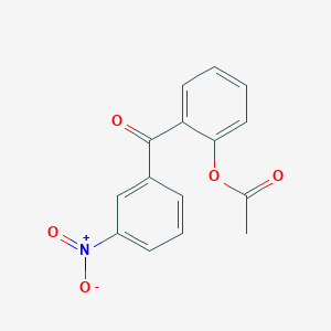 2-Acetoxy-3'-nitrobenzophenone