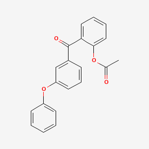 2-Acetoxy-3'-phenoxybenzophenone